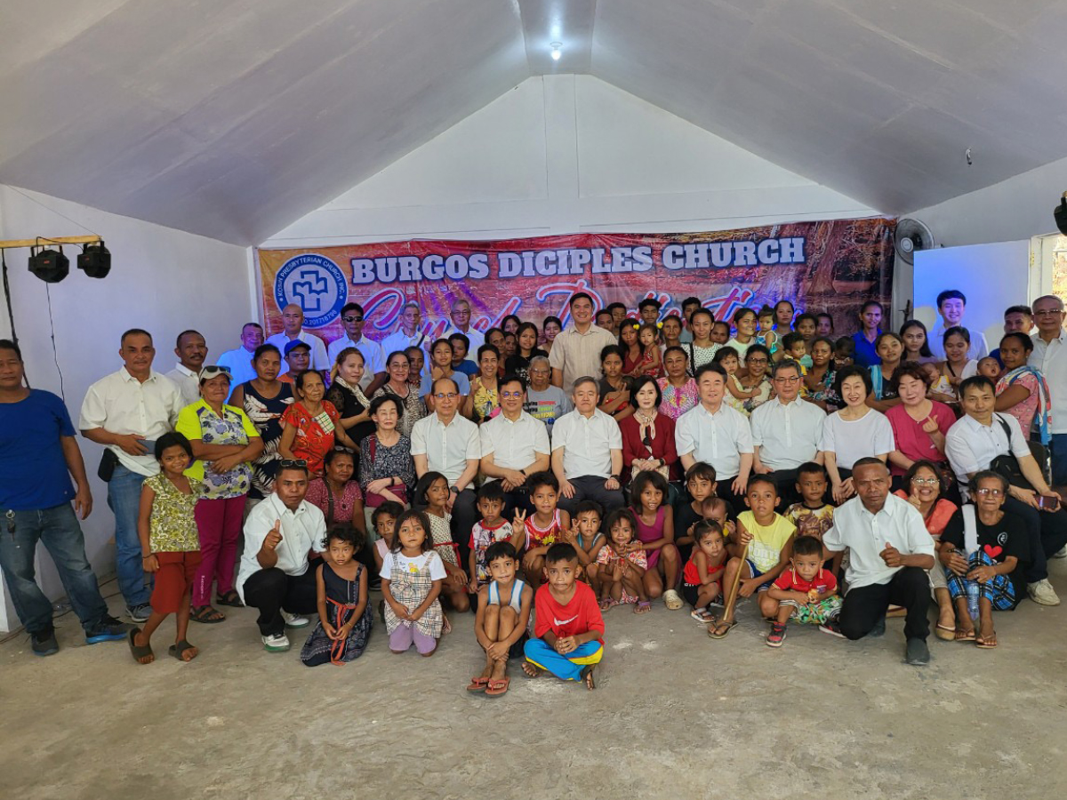 필리핀 버고스 제자들교회 (Bugos Disciples Church)  헌당식
