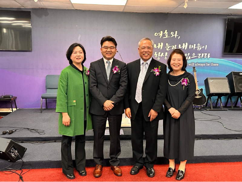LA비전교회 담임목사 이취임감사예배